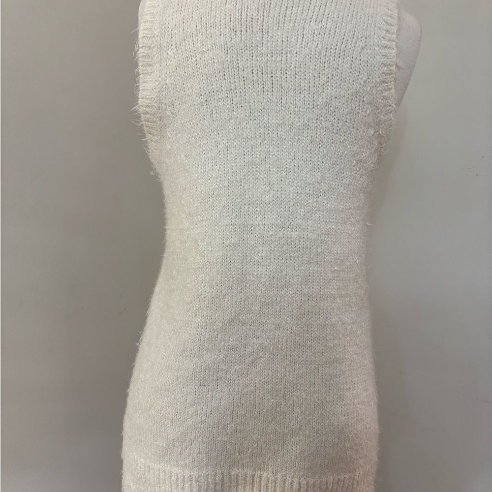 Show Me Your Mumu Cream Sleeveless Turtleneck Dress - Picture 3 of 6